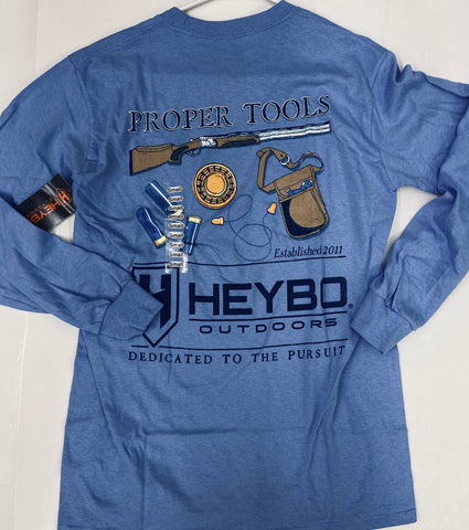 Heybo Proper Tools Long Sleeve T Shirt  #HEY2006