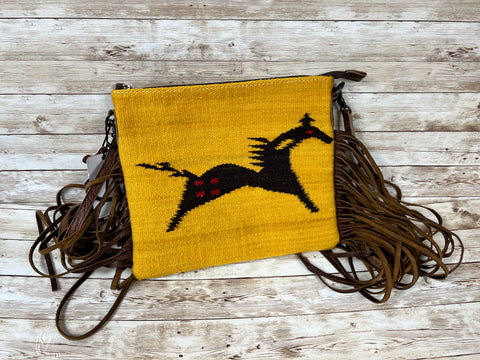 American Darling Saddle Blanket Horse Fringe Purse  #ADBG236Z