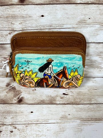 American Darling Painted Rider Change Purse #ADBGM235R8