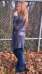 Miss Me Distressed Charcoal Cardigan #MDSW156L