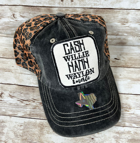 Hat Cash WIllie Hank Waylon & Merle