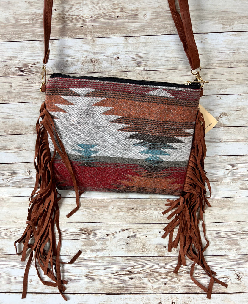 Aztec best sale fringe purse