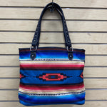 Large Tote Aztec Print #MW935-8112BK