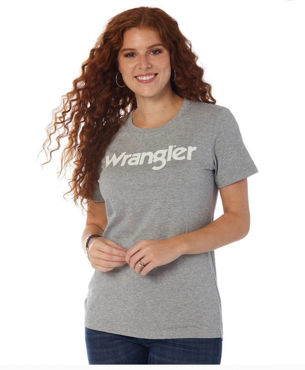 Wrangler® Western Fashion Top - Heather Grey #LWK005H