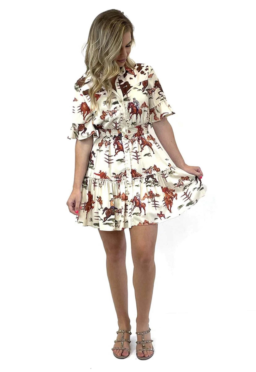 Dress Womens Retro Rodeo #D724