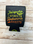 Koozie Can Jalapeno In The Streets #CC113-26-Blk