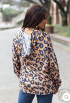 Hoodie Self Love Brown Leopard #6645E-BRN