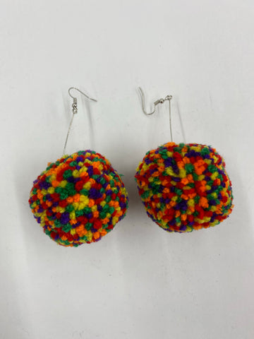 Earrings Pom Pom Multicolor ERPP