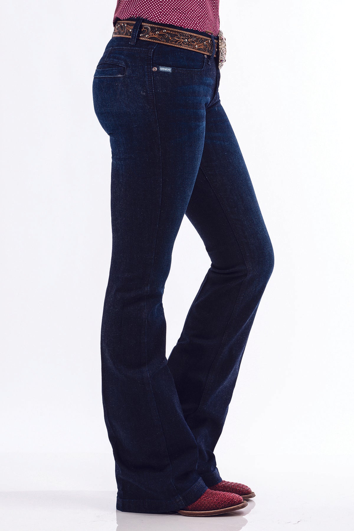 Cinch Ladies Lynden Slim Trouser Jean #MJ81454071