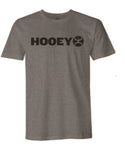 Hooey Adult Lock Up Grey Crew Neck Shirt #HT1407GY