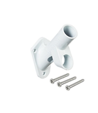 Flag Bracket 2-Position Cast Iron House, White Finish #03001