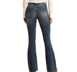 Rock and Roll Women's Jean High Rise Flare Bell Bottom #W1P-6100