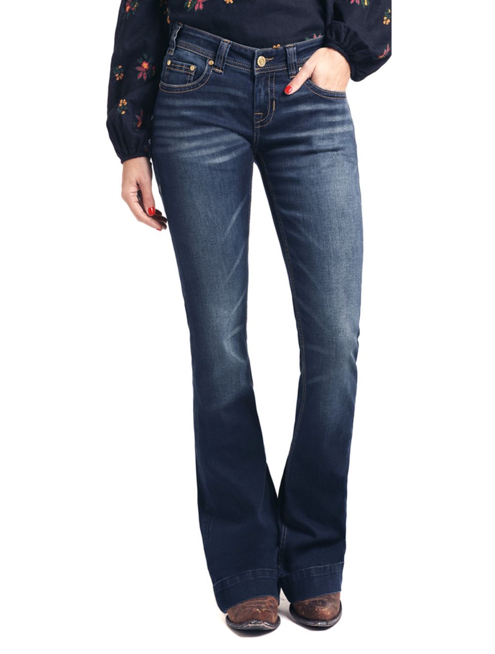 Rock and Roll Stretch Trouser Jeans #W8-4138