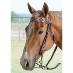 Circle Y FLAT INFINITY BEADED BROWBAND HEADSTALL #X0221-2004